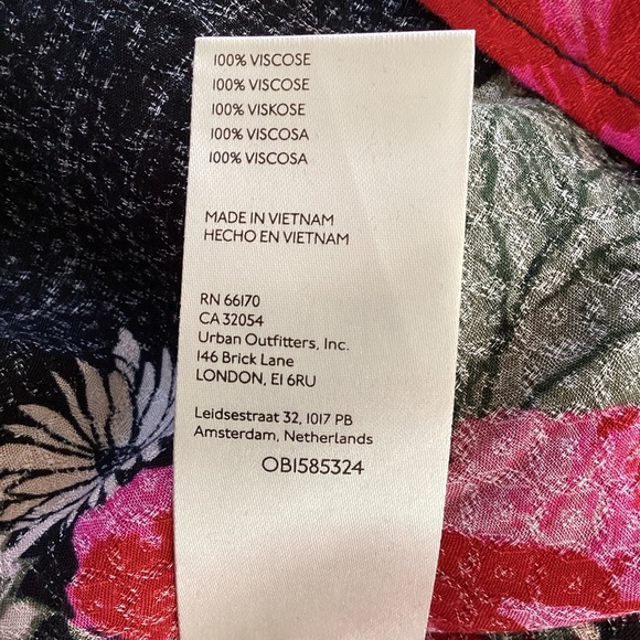 Free People Mikayla Boho Floral Printed Tunic Top Size S/P - Picture 12 of 13